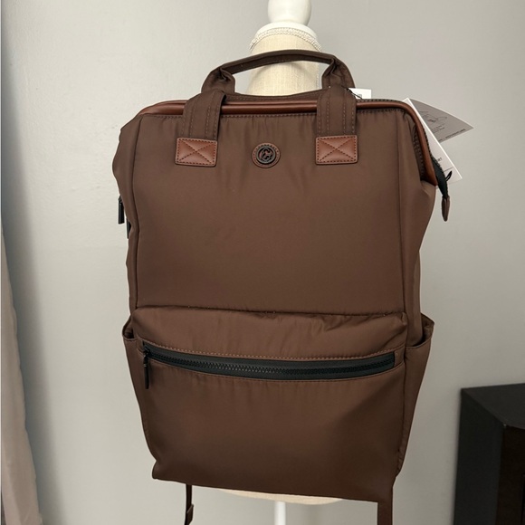 Joan & David Brown Backpack - Picture 1 of 8